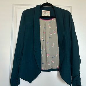 Teal Anthropologie blazer…great condition